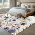 thumbnail image 5 of 5'x7' Area Rugs Purple Spring Floral Washable Area Rugs Non-Slip Indoor Floor Mats Carpet for Living Room Bedroom Dining Room, 5 of 9