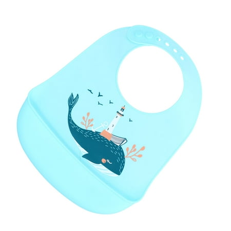 

Bib Waterproof Baby Food Catcher Food-grade Silicone Feeding Supplies For Home Travel