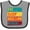 Heather and Black, variant on Inktastic Rock Climbing Eat Sleep Rock Climb Repeat Boys or Girls Baby Bib