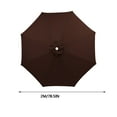 thumbnail image 6 of EARKITY outdoor umbrella Umbrella Cloth Replacement Courtyard Center Pillar Banana Umbrella Canopy Outdoor Sunshade Rainproof Fabric for Patio and Garden,Home Decor Collection, 6 of 8