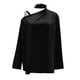 thumbnail image 5 of Pntutb Mujer Camisa Casual Manga Larga Cuello Halter Hombro Sólido Suelto Polluer Blusa tops Pntutb Pntutb-312, 5 of 5