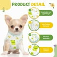 thumbnail image 4 of SUCS Small Dog Shirt Cute Puppy Cat Shirt Clothes Soft Cotton Sleeveless Shirts for Small Dogs Cats Summer Doggy Vest Tee Shirt Chihuahua Yorkie Shih Tzu Pet Apparels, 4 of 9