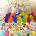 thumbnail image 4 of PEIBang 24 Pack Easter Eggs Squeeze Toys with Surprise Toys Inside for Party Favors Basket Stuffers, 4 of 7