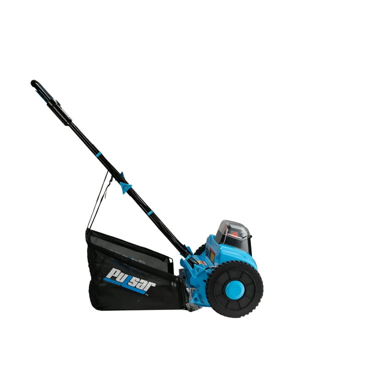 Pulsar 40v Cordless Reel Mower with 2.0Ah Battery and Grass Catcher | 16  Inch