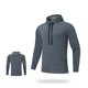thumbnail image 4 of pstuiky mangas largas para hombre, Sudadera con capucha de color liso para hombre, con bolsillo y parte superior cálida para deportes al aire libre, manga larga, informal xxl, 4 of 5