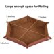 thumbnail image 2 of STYLIFING Juego de bandejas para dados de 4 piezas Dados de metal plegables para juegos de mesa Cuero de PU grueso plegable de doble cara y terciopelo de alta calidad, 2 of 5
