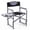Black, variant on ELLEGNT 1 PCS Lightweight Folding Camping Chair, Portable Director Style with Side Table, Black