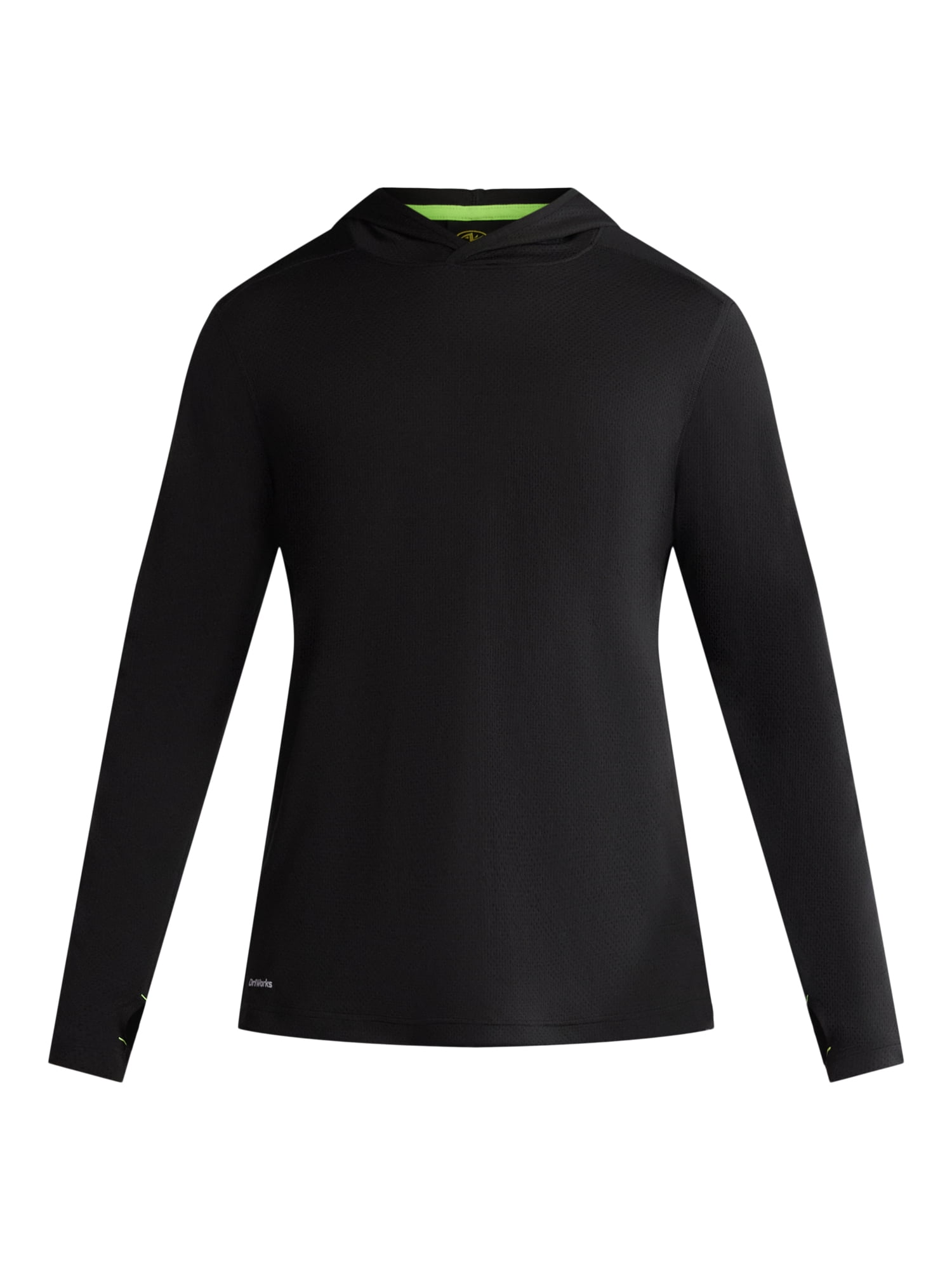 Athletic Works Men's & Big Men's Active Mesh Long Sleeve Hoodie, Sizes S-3XL