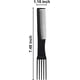thumbnail image 2 of 3 Packs Lift Combs Fork Combs Prong Combs Double End Rake Combs Styling Combs Black adult unisex, 2 of 5