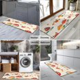 thumbnail image 2 of Orange Mushroom Fox Light Pattern Kitchen Rug Mat,Kitchen Runner Rugs Non Skid Washable,Decorative Kitchen Floor Mats for Kitchen,Sink,Laundry,17"X47", 2 of 5