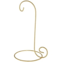 Bard's Twisted Gold-toned Ornament Stand, 8" H x 4" W x 4.5" D