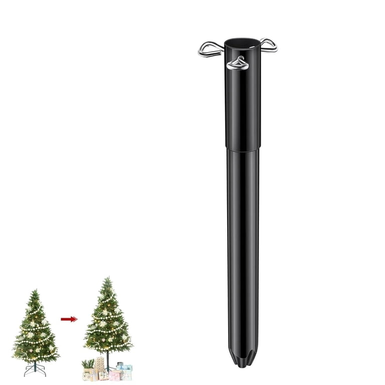 Pied De Sapin à Vis Rallonge Pour Pied De Sapin De Noël – Socle Métallique, Fixation à 3 Vis, Stabilisateur Pour Sapin Artificiel Rallonge Sapin De Noël