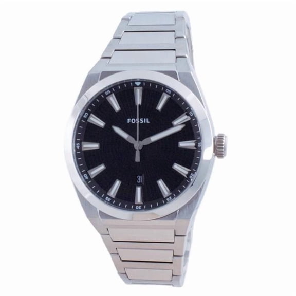 Fossil Everett Quartz Black Dial Men's Watch FS5821