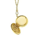 thumbnail image 2 of 1928 Jewelry Classic Cameo Silver Round Filigree Locket Pendant Necklace For Women 30 Inch, 2 of 3