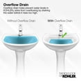 thumbnail image 4 of KOHLER Verticyl Oval Vitreous China Undermount Bathroom Sink in White with Overflow Drain, 4 of 7
