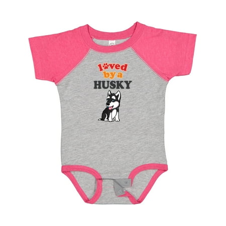 

Inktastic Siberian Husky Dog Gift Puppy Gift Baby Boy or Baby Girl Bodysuit