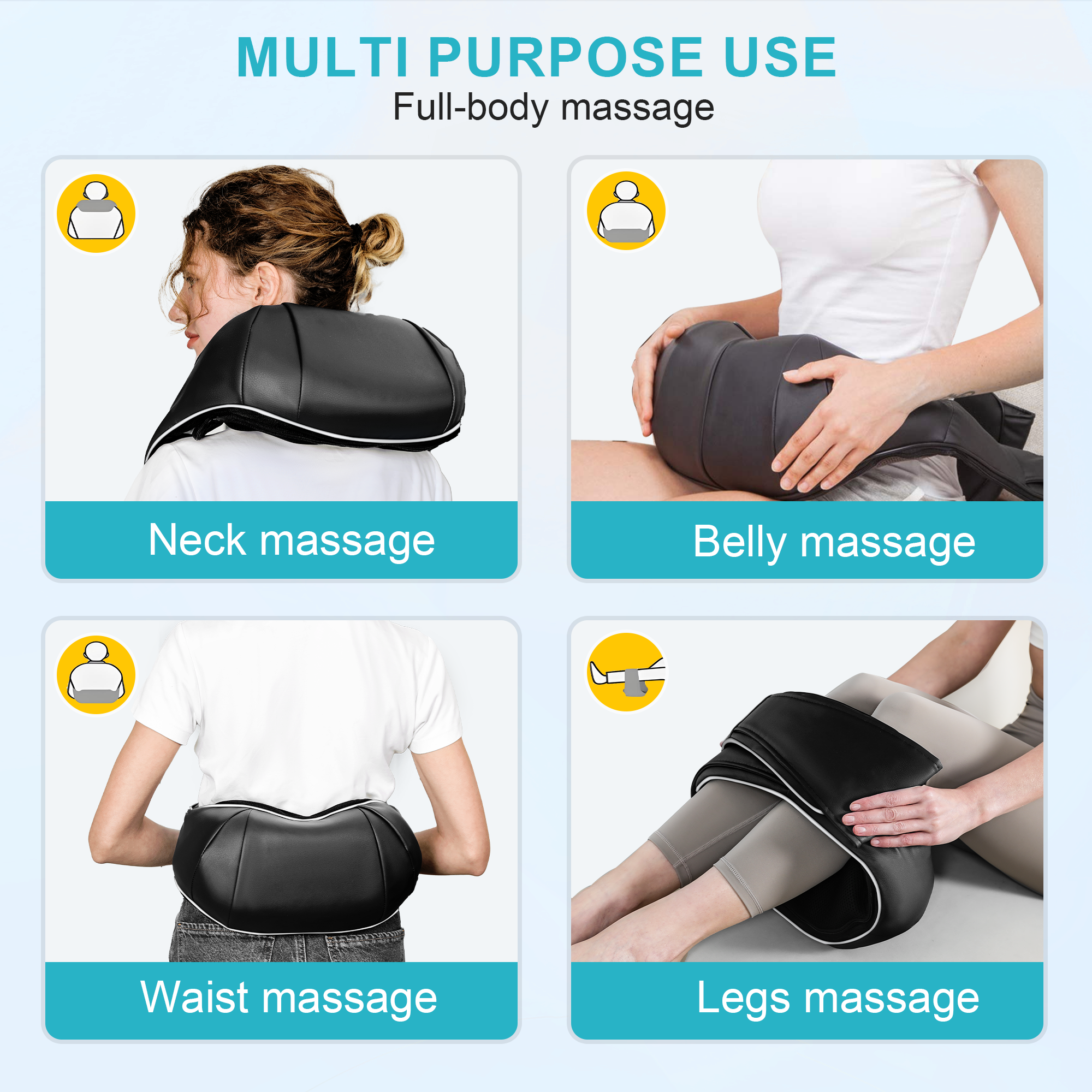Alljoy Shiatsu Shoulder Neck Massager with Heat photo 4