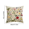 thumbnail image 3 of Pillowcase For Bedroom Bedding And Sofa Decoration 45 cm x 45 cm Polyester Beige, 3 of 6