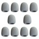 thumbnail image 4 of 10 fundas de espuma para micrófono de mano, protección gruesa, parabrisas para Gris, 4 of 9