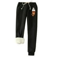 thumbnail image 1 of LSLJS Women's Printed Leggings With Elastic Drawstring Pockets and Thick Insulation Pants, Womens Work Pants, 1 of 8