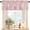 Christmasthh6244, variant on Christmas Kitchen Valances for Windows Christmas Pink Snowflakes 54" W x 18" L Window Valances Rod Pocket Short Curtains for Bathroom, Living Room, Bedroom, Farmhouse, Cafe