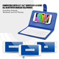 thumbnail image 4 of Ccdes keyboard,Universal Wireless Keyboard Flip Case Cover with Stand for iOS/ Phones, universal keyboard stand, 4 of 7