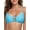 Sky Blue, variant on RELLECIGA Women's Black Cheeky Strappy Bikinis Longline Triangle Bikini Top Front Cutout Swimsuit Sexy Tie Back Criss Cross Bathing Suit Tops Size Small