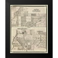 thumbnail image 2 of Baskin 12x14 Black Modern Framed Museum Art Print Titled - Indianapolis Indiana Landowner - Baskin 1876, 2 of 5