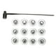 thumbnail image 3 of Seven Star Needle Hammer Stainless Steel Plum Blossom Dermal Hammer With 12 Replace Heads, 3 of 4