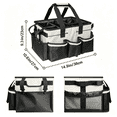 thumbnail image 3 of Large Cleaning Caddy Bag,Wearable Cleaning Caddy Supplies Organizer with Handle & Shoulder Straps for Cleaners, Housekeeper, car caddy organizer, 3 of 7