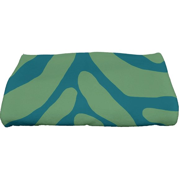 Simply Daisy 28" x 58" Animal Stripe Geometric Print Bath Towel