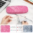 thumbnail image 3 of Funda para gafas FINTIE, rígida, portátil, rosa brillante, 3 of 8