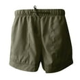 thumbnail image 4 of Binmer Women's Shorts Plus Size Comfy Drawstring Casual Elastic Waist Pocket Loose Shorts Pants, 4 of 4