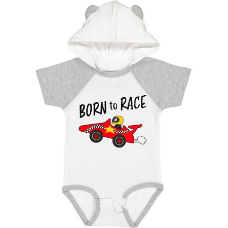 

Inktastic Born to Race- Red Race Car Gift Baby Boy or Baby Girl Bodysuit
