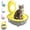 Yellow, variant on Cat Toilet Training Kit, Portable Litter Box with Flushable Odor Control Splash-Resistant Design, Large Thickened PP Semi-Enclosed Tray for Kittens Cats Home (Yellow)