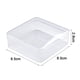 thumbnail image 5 of Small Transparent Plastic Storage Box Clear Square Multi-purpose Display Case ~, 5 of 10