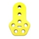 thumbnail image 1 of 1 buje de suspensión de tubo, pieza de modificación de 7 orificios, amortiguador de goma de 11mm de diámetro interior amarillo Zulema Buje colgante de escape, 1 of 8