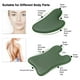 thumbnail image 5 of Paquete de 2 Gua Sha Board Jade Stone Guasha Raspado Masaje TFixol Rascador Guasha, 5 of 7
