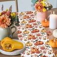 thumbnail image 4 of Fall Pumpkin Table Runner, Autumn Thanksgiving Kitchen Dining Table Decoration for Home Party Decor 13x120 Inches, 4 of 9