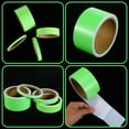 thumbnail image 3 of 4 Rolls Waterproof Glow in The Dark Tape 16 ft Reflective Long Lasting Bright Fluorescent Glow Tape Sticker Luminous Roll Tape for Outdoor Sports Markers Stairs Night Decoration, 4 Sizes, 3 of 6