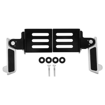 OUNONA 1 Pair Universal Folding Aluminum Alloy Foot Pegs Compatible with Electric Scooters and Motorcycles, Non-Front Riding Foot Pegs