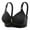 Black, variant on Fatuov Bras for Women Plus Size Wireless Push-Up Everyday Bralette Seamless Underwear for Shopping Solid Color Comfort Bras 46D, Beige