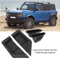 thumbnail image 3 of Interior Front Door Pockets, Easy To Install Door Handle Storage Organizer Extra Space  for Bronco 2021 To 2023, 3 of 8