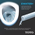 thumbnail image 4 of Toto MW4743046CUFGA-01 1G with Wash S500E & Auto Flush 1.28 GPF Toilet - 2 Piece, 4 of 10