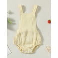 thumbnail image 2 of Bagilaanoe Newborn Baby Girl Boy Rompers Sleeveless Bodysuit 3M 6M 12M 18M Infant Overall Shorts Summer One Piece Jumpsuit, 2 of 8
