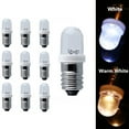 thumbnail image 1 of Yesfashion E10 Light Bulbs DC 6/12/24V LED Screw Base Indicator Bulb Mini Warning Signal Lamp, 1 of 3