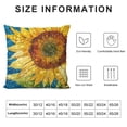 thumbnail image 5 of SHANXI Throw Pillow Covers Oil Painting Pillow Case Square Decorative Pillowcases 20x20in, 5 of 5