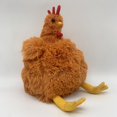 thumbnail image 2 of Cute Cluny Cockerel,Chubby Rooster Stuffed Animal,Realistic Chick Plush Toy, 2 of 5