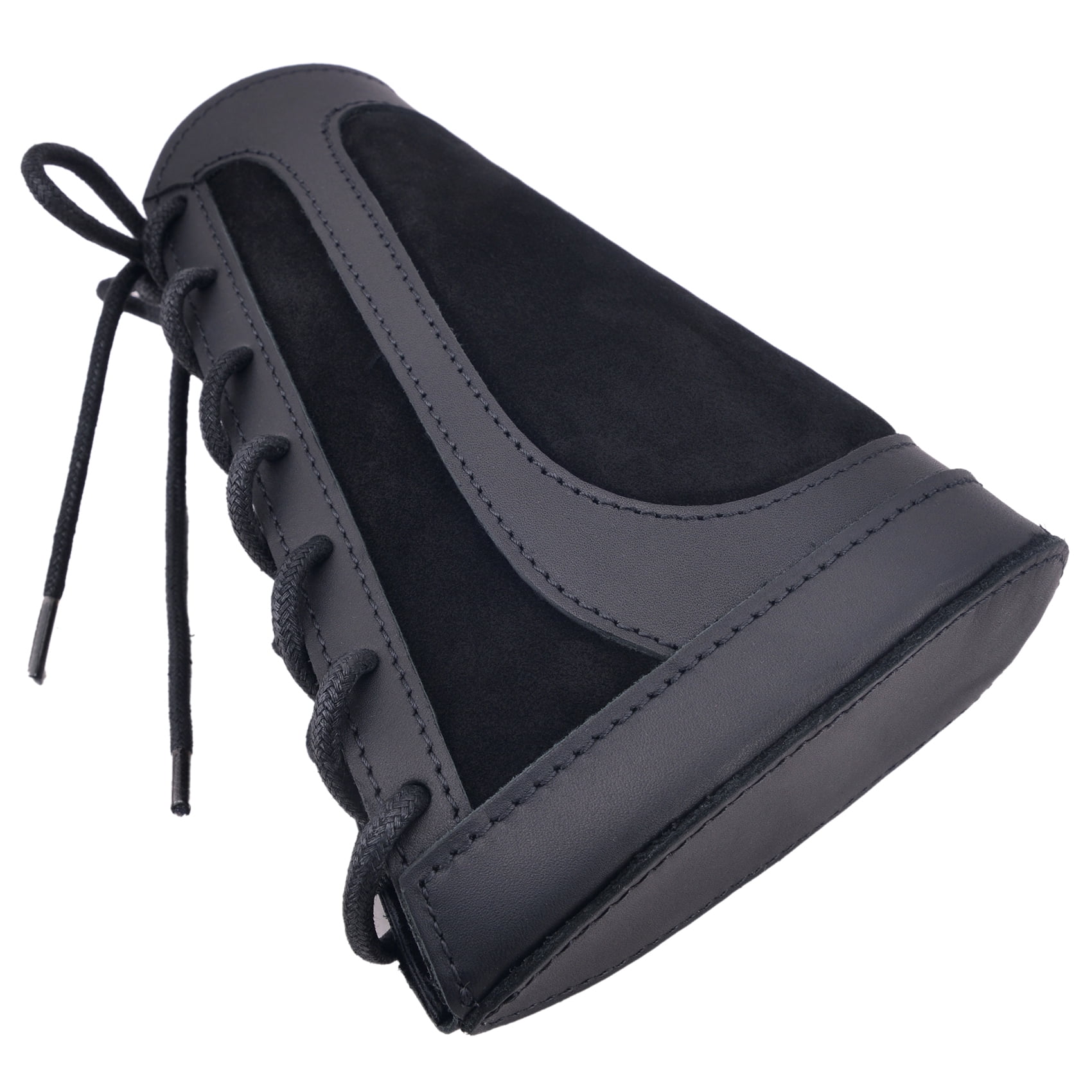 Cowhide Leather Shotgun Buttstock Shell Holder Pad for 16 Guage Right Handed Hunter Gift