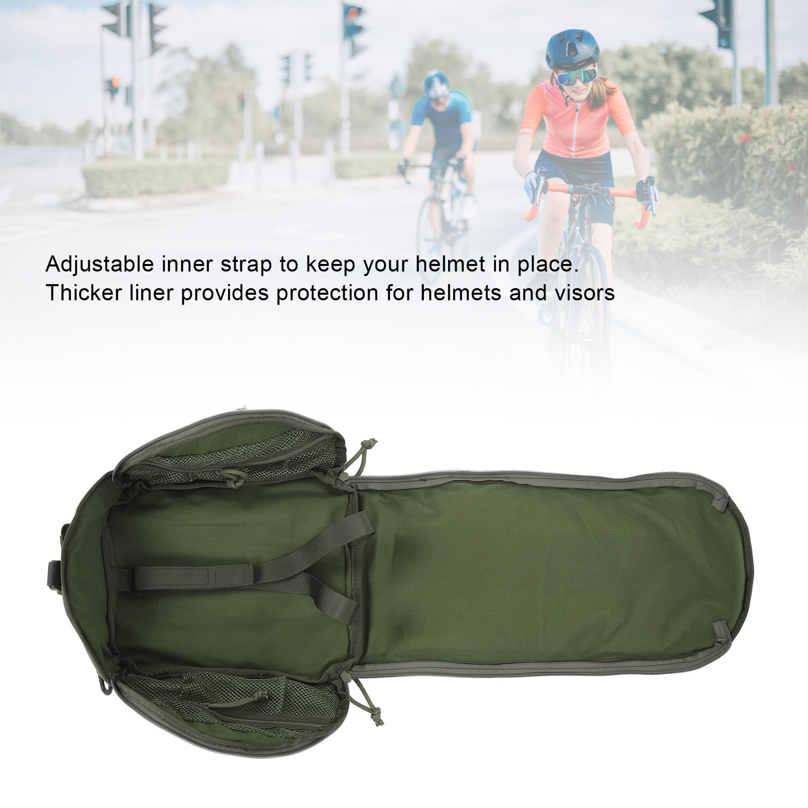 Motorcycle Backpack Camping Helmet Bag With Adjustable Strap Sports Duffel Bag For Travelling Cycling Riding Skiing